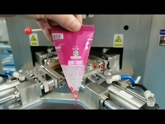 آلة تعبئة سائل الكاتشب المكبس صلصة الفلفل الحار الصغيرة تعبئة حجمية